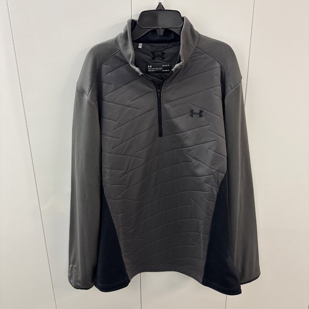 Under‎ Armour UA Cold Gear Storm 1/2-Zip Pullover Grey Sz L